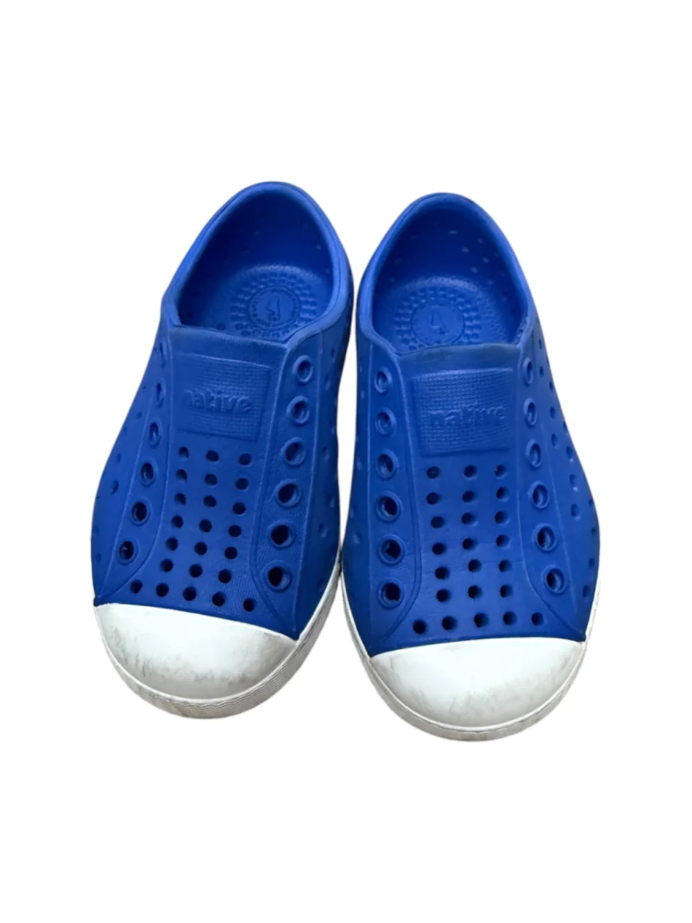 Native Shoes Jefferson Blue White Slip-On Water Shoes Toddler Size C6